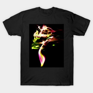 Smoke Art Abstract design T-Shirt